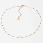 ZAG - Collier Izia acier doré perle de culture 36+5cm Ref SNS22193-01SEL