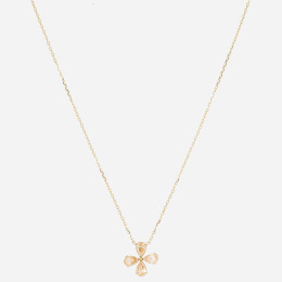 ZAG - Collier Estial acier doré avec oxydes de zirconium sertis 38+5cm Ref SNS24378-01NUD
