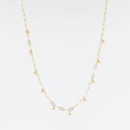 ZAG - Collier Court acier doré 40+5cm Ref SNS24436-01UNI