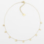 ZAG - Collier Confettis acier doré 38+5cm Ref SNS4242-01UNI