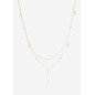 ZAG - Collier Multi acier doré avec oxydes de zirconium sertis 36+37+5cm Ref SNX24440-01WHT