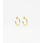 ZAG - Boucles d'oreilles Sabrina acier doré 3x20mm Ref SEC21313-01UNI3X20