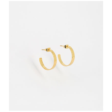ZAG - Boucles d'oreilles Leonie acier doré 30x3mm Ref SEC18366-01UNI