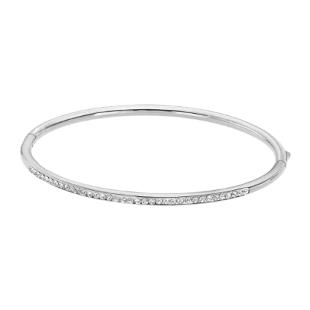 Lotus - Bracelet Bliss acier argenté avec oxydes blancs Ref LS2111-2/1