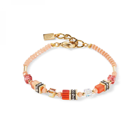Coeur de Lion - Bracelet Geocube multicolore - Ref 4565/30-0200