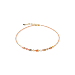 Coeur de Lion - Collier Geocube multicolore - Ref 4565/10-0200