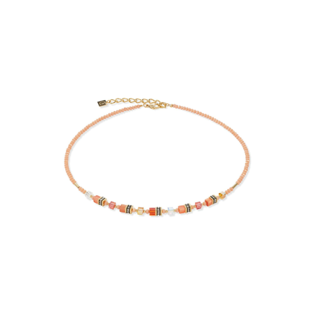 Coeur de Lion - Collier Geocube multicolore - Ref 4565/10-0200