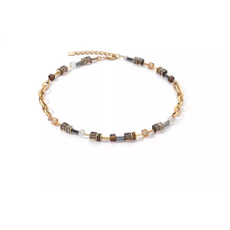 Coeur de Lion - Collier Geocube multicolore - Ref 4524/10-1116