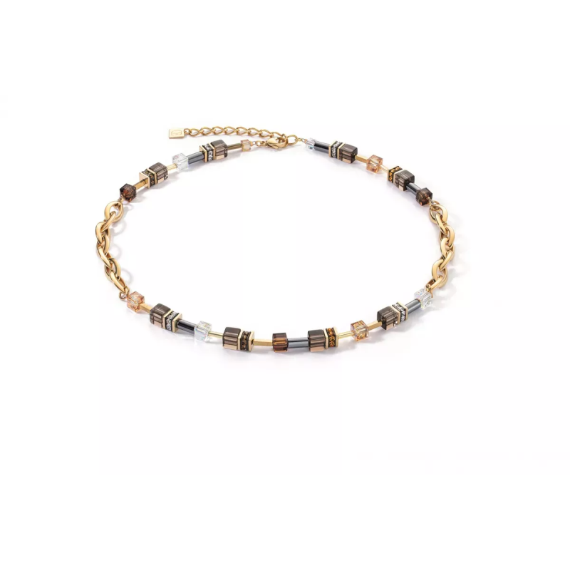 Coeur de Lion - Collier Geocube multicolore - Ref 4524/10-1116