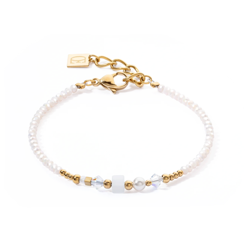 Coeur de Lion - Bracelet Geocube blanc - Ref 4355/30-1416
