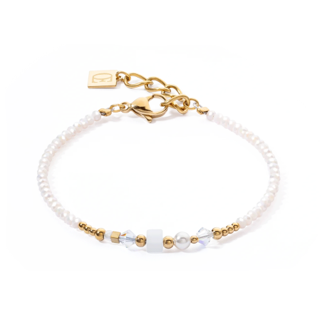 Coeur de Lion - Bracelet Geocube blanc - Ref 4355/30-1416