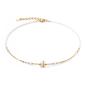 Coeur de Lion - Collier Geocube blanc - Ref 4355/10-1416