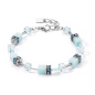 Coeur de Lion - Bracelet Geocube bleu blanc - Ref 4020/30-2020