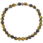 BIJOU COLLECTION - Bracelet il de tigre HV brac perle ot motif acier Ref 1019870