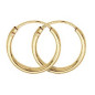 Boucles D'Oreilles  Créoles Fil Rond 1,0 - 10 Mm 1000500 - Marque Collection Julien D'Orcel  Or 750/1000 - Couleur Jaune -