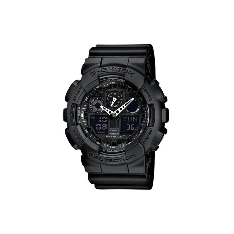 Montre Homme CASIO G-Shock Noir Résine Quartz - GA-100-1A1ER Montre Homme CASIO G-Shock Noir Résine Quartz - GA-100-1A1ER