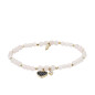 Fossil - Bracelet vintage motifs acier et quartz rose - Réf JA6922710