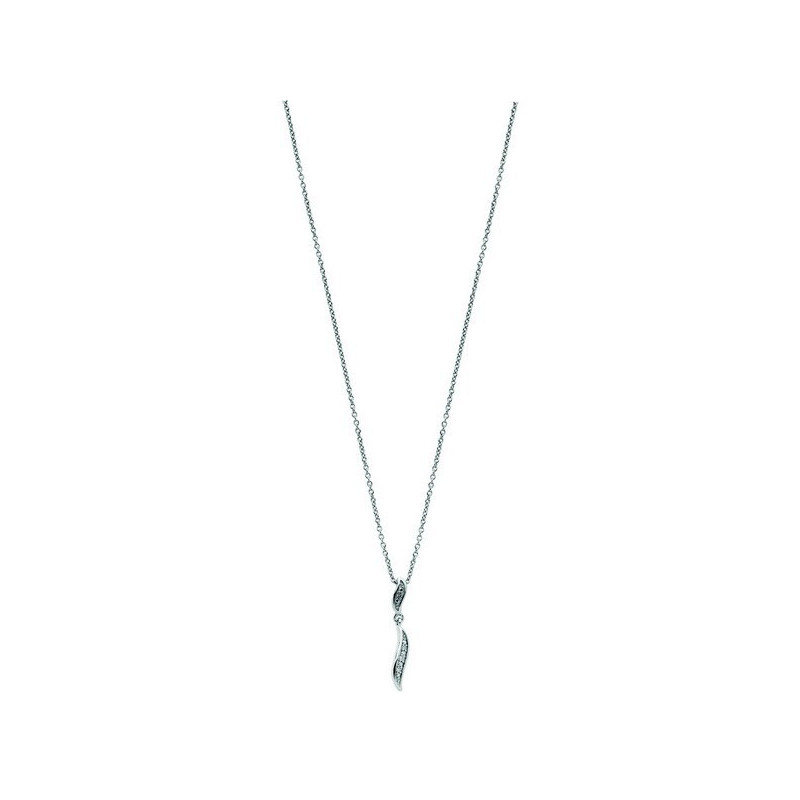Collier Multi Diamants 0,02 Ct  Argent 925