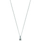 Collier Argent Oxydeydes De Zirconium